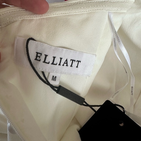 ELLIATT Strapless White High-Low Dress – Medium (NWT) - Picture 6 of 6